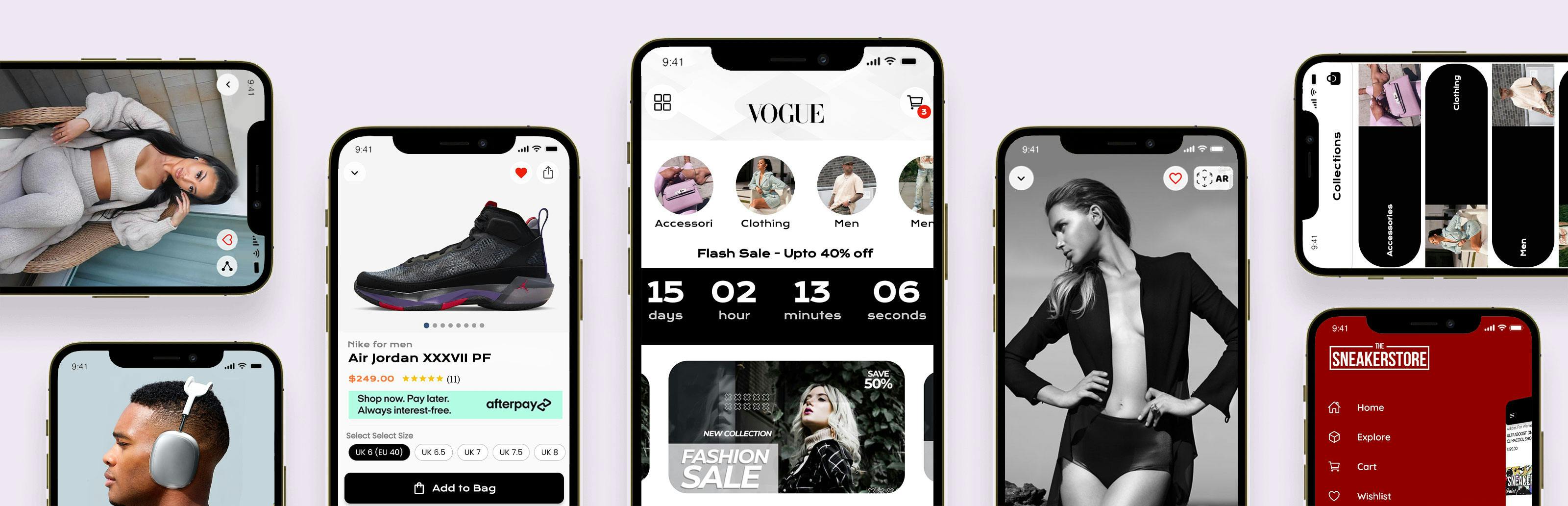Everything you need to create an eCommerce mobile shopping app.